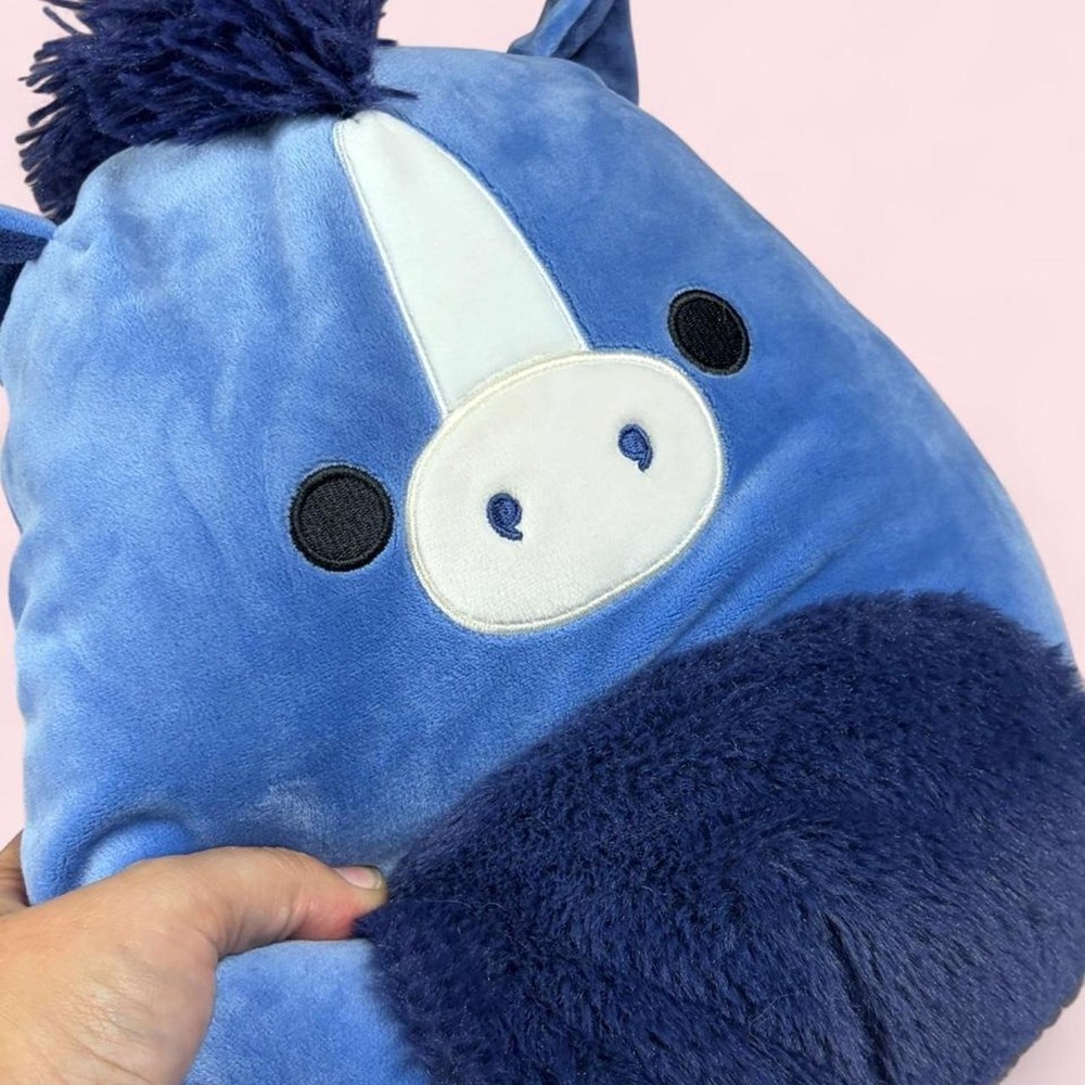 Squishmallow Blue Horse 12 Inch Plush Fuzzy Mane Tail Stuffed Animal Toy